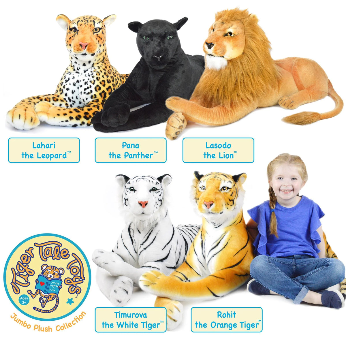 46 Inch Bengal Tiger Plush Cat S782