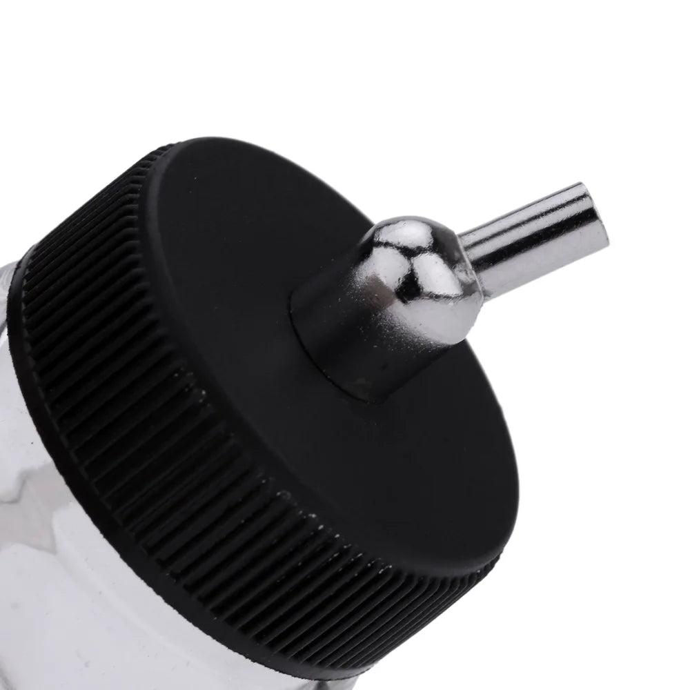 10PCS Airbrush Glass Bottles with 30° Angle Adapter Lid J434