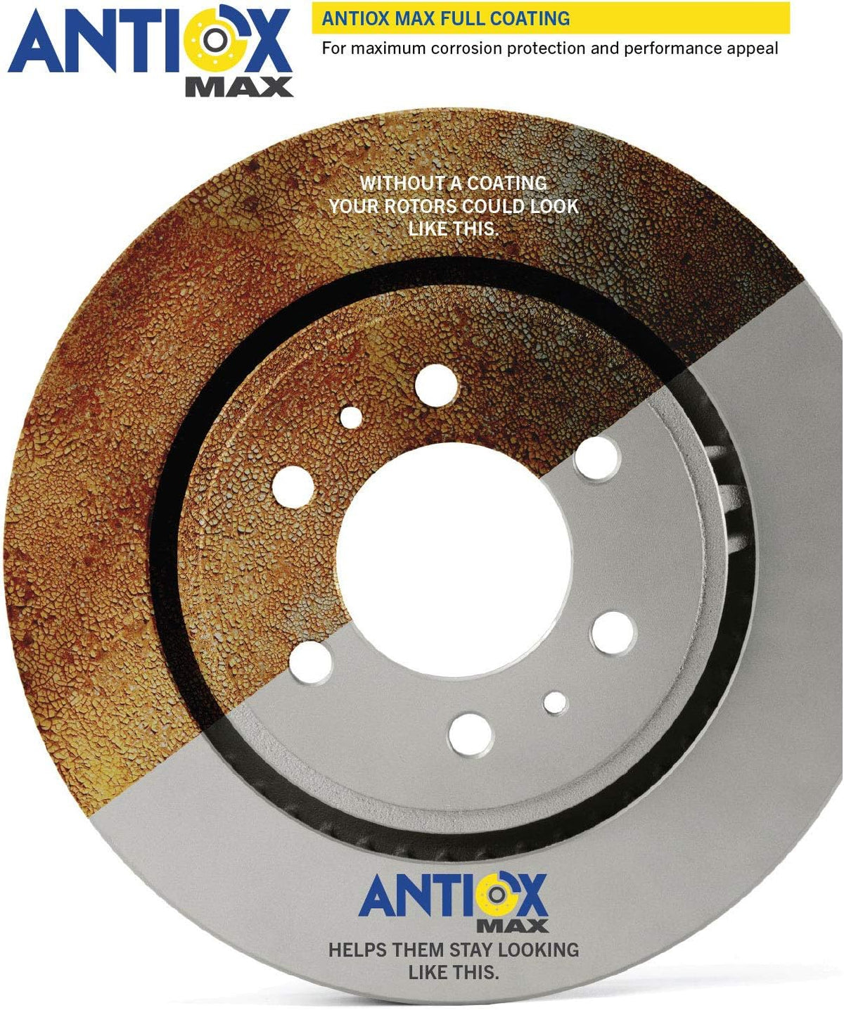 AntiOx Coated Vented Front Brake Rotor D887