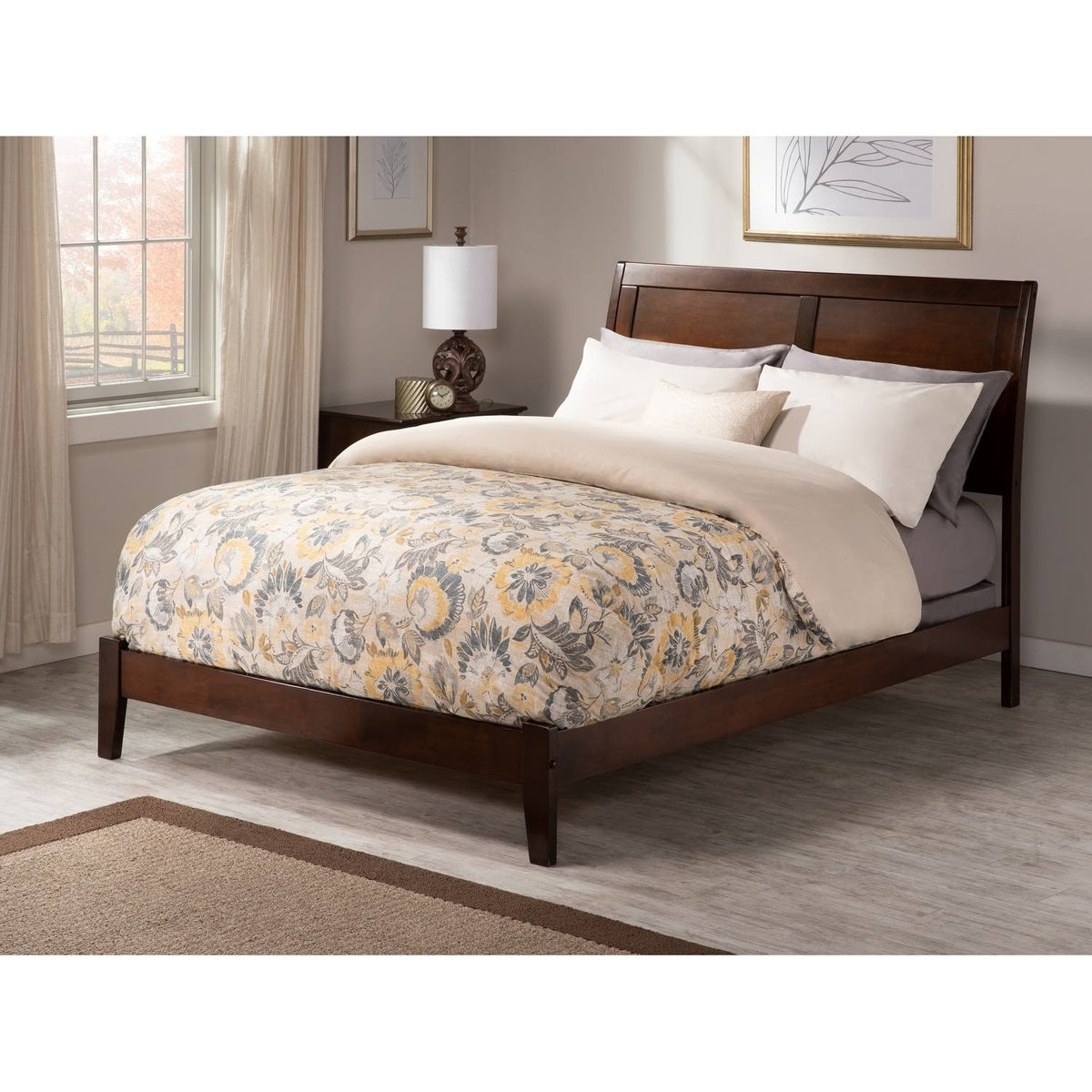King Bed in Walnut J93162