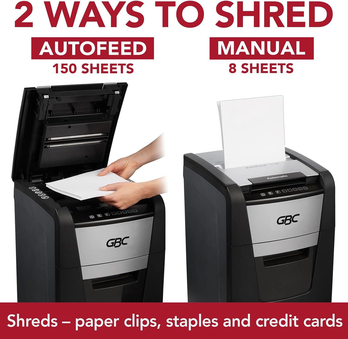 150 Sheet Capacity Super Cross-Cut Paper Shredder P444930