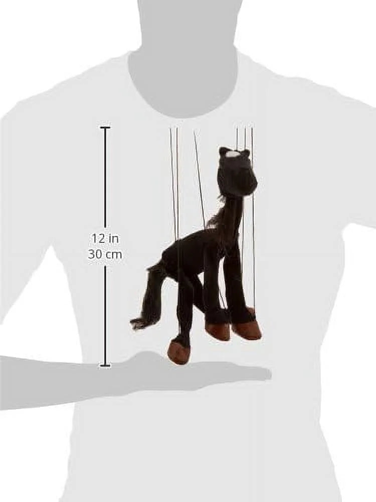 16 In. Black Baby Horse Marionette Puppet B74672