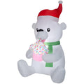 Animated Polar Bear Inflatable X42850