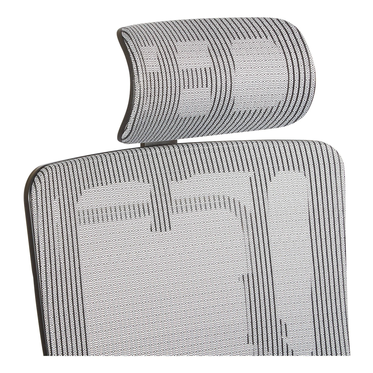 Grey Mesh Back Chair with Headrest T4666