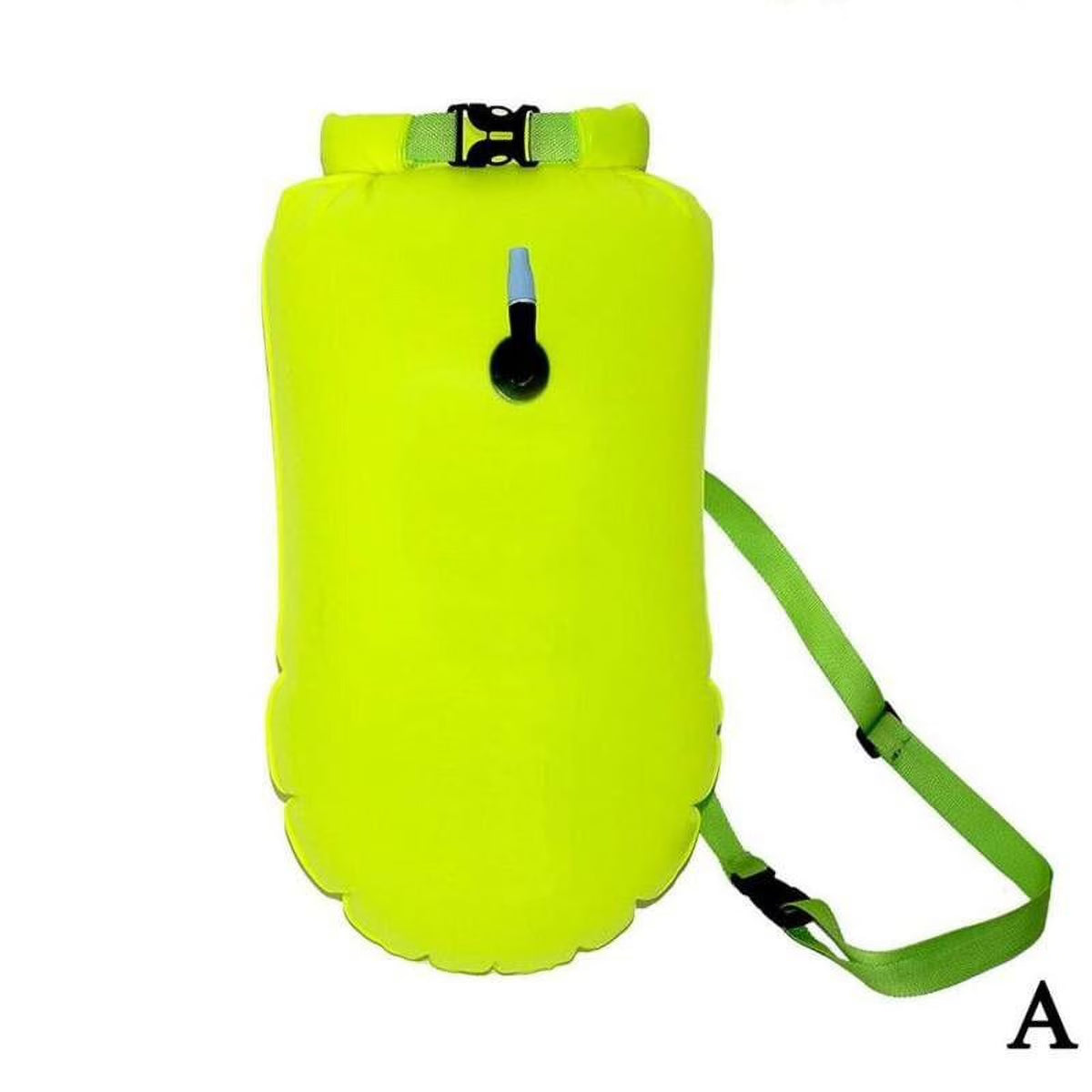 Inflatable Swimming Tow Float with Dry Pouch Orange F714