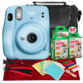 Sky Blue Instant Film Camera with 3X Twin Film (60 Exposures) P606173