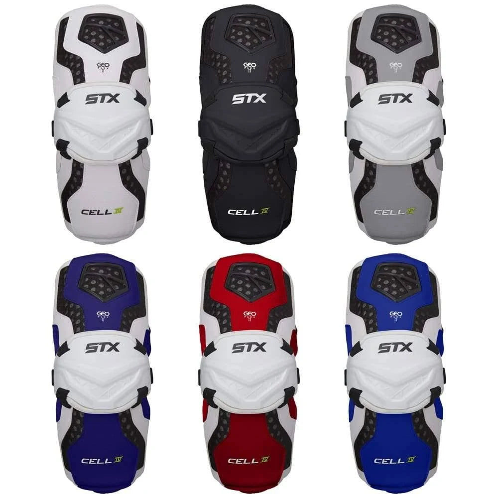 Red Lacrosse Arm Guards Size Medium W676