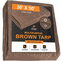 Brown Poly Tarps 30' x 50' D4277