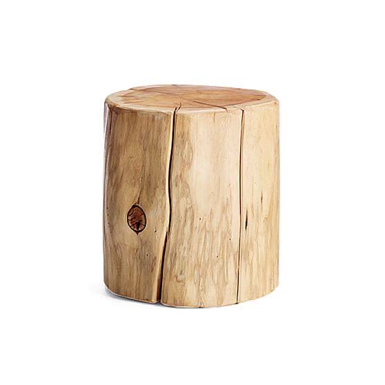 Natural Tree-Stump Side Table E821