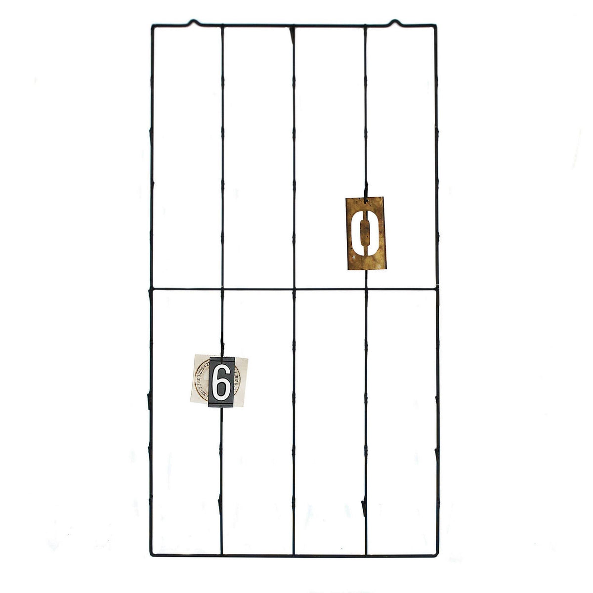 Metal Photo/Card Holder with 3 Postcards B877
