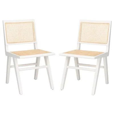 White Solid Wood Side Chair N146