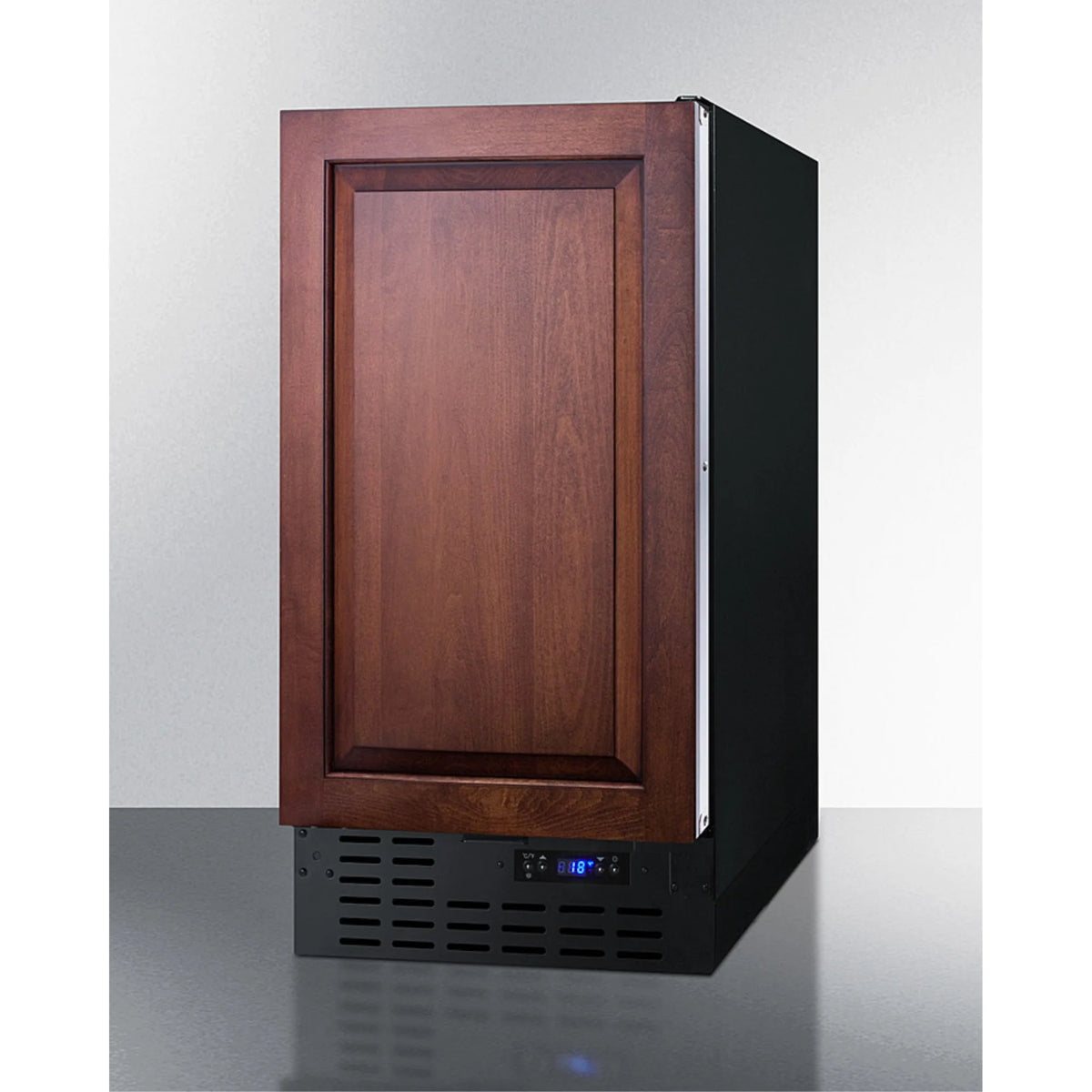 18" Wide ADA Compliant Built-In Undercounter Manual Defrost Crescent Icemaker with Panel-Ready Door B94648