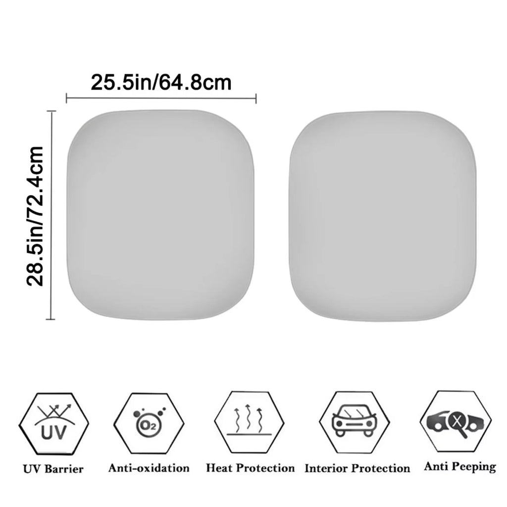 Sun Shade for Car Windshield 2 Pack Foldable Sun Reflector Z108
