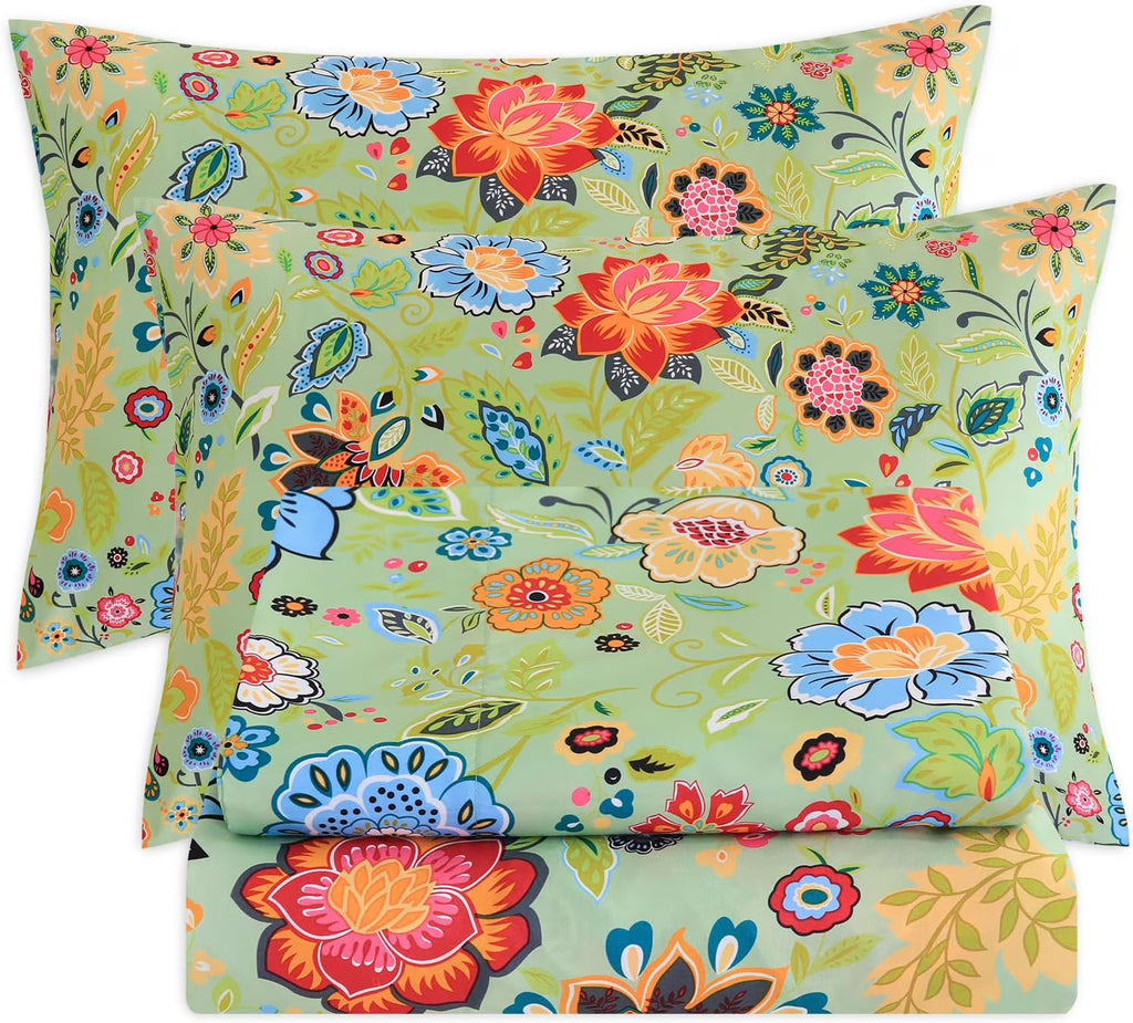 California King 4 Piece Microfiber Sheet Set with Deep Pocket U22834