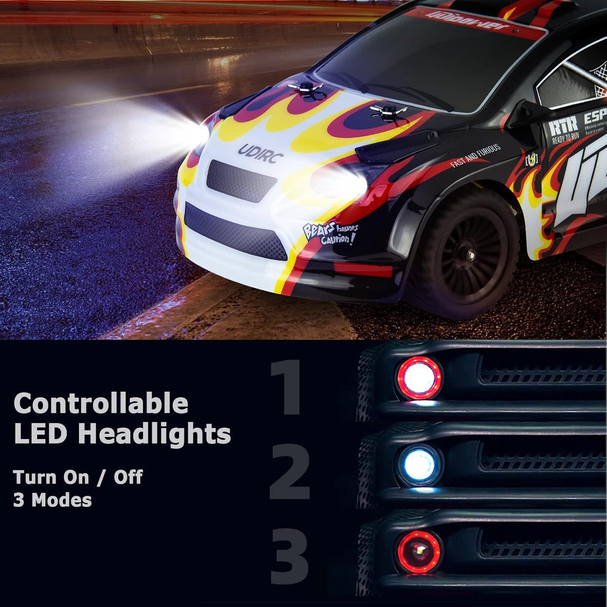Brushless 4WD 25MPH Remote Control Car D58963