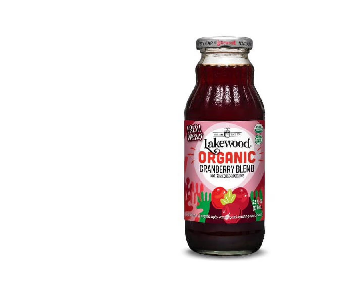 Organic Cranberry Blend Juice, 12.5 Ounces, Pack of 12 V377309