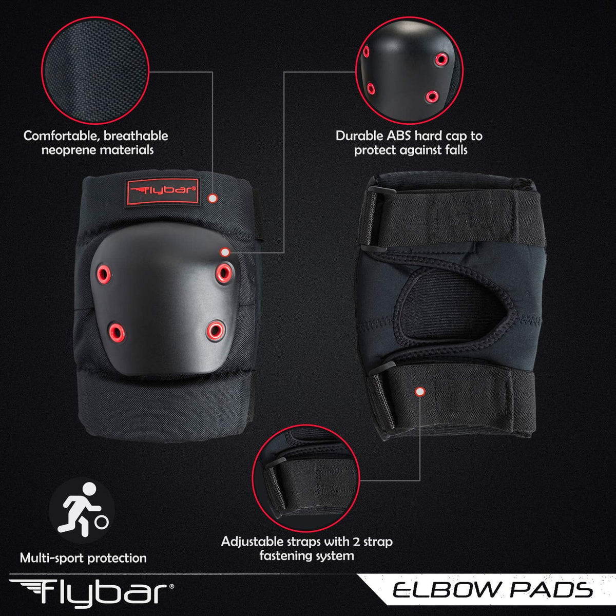Kids Knee Pads and Elbow Pads Set with Wrist Guard W43912