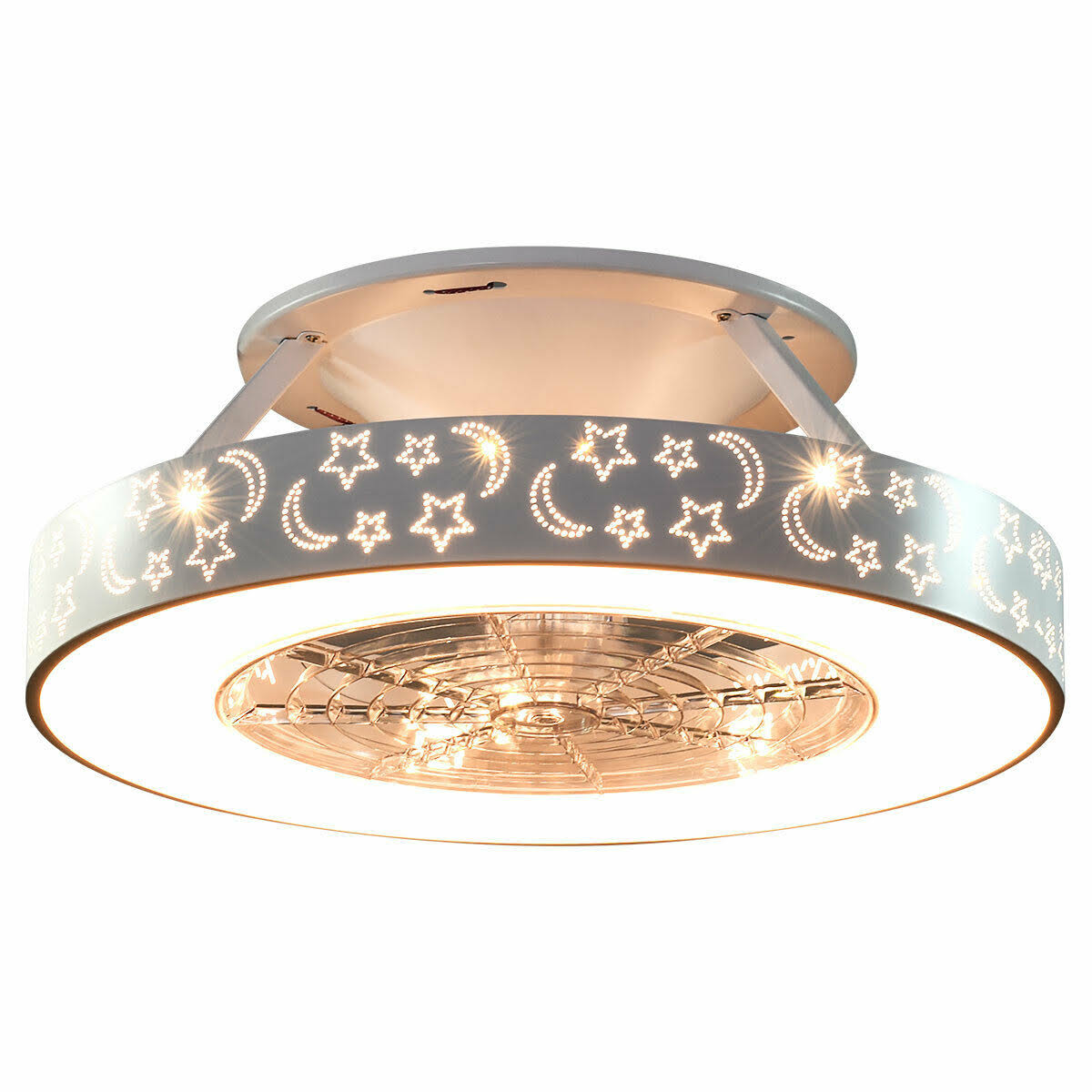 23x22 Ceiling Fan with LED Light and Remote Control D64324
