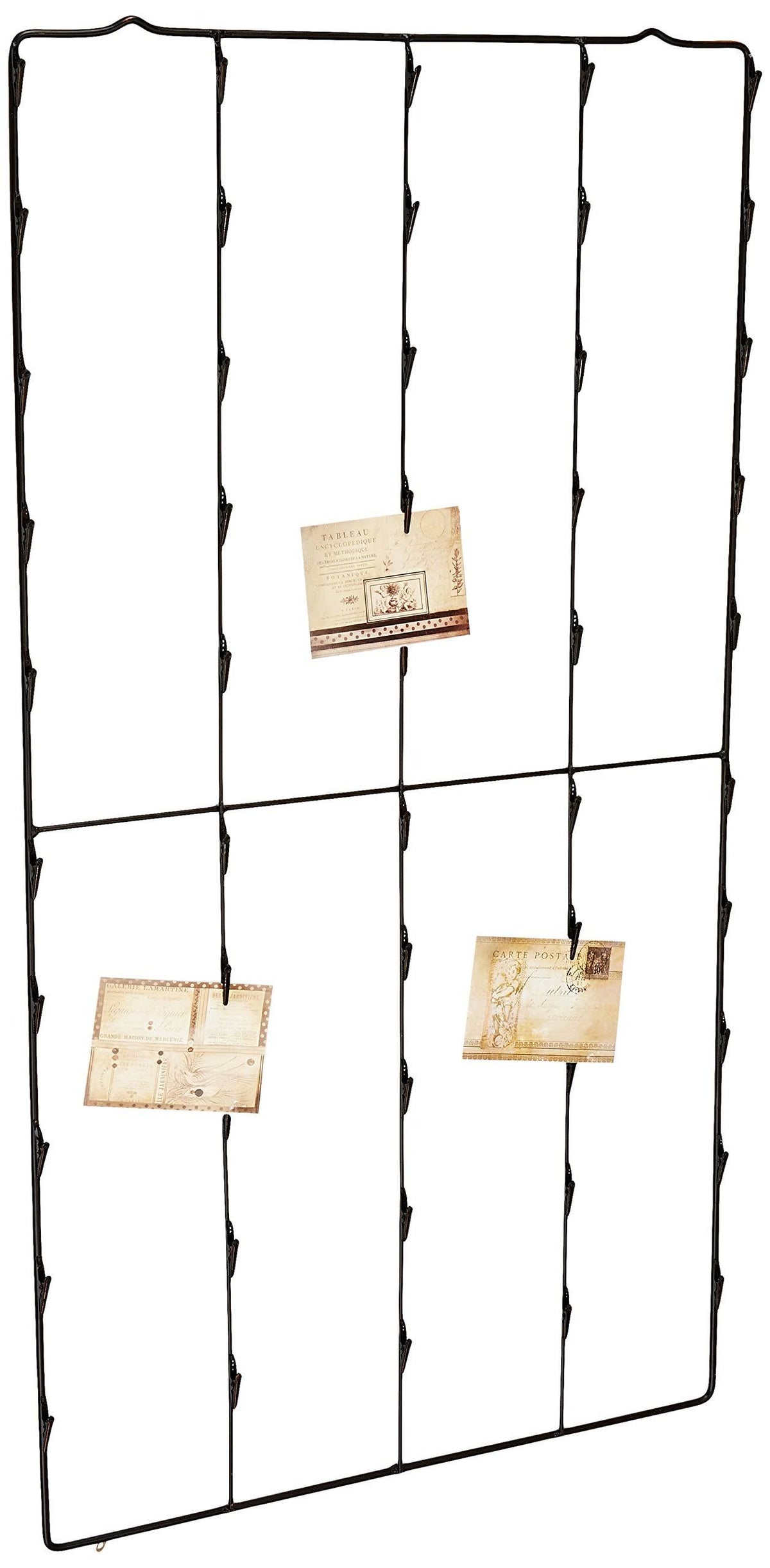 Metal Photo/Card Holder with 3 Postcards B877