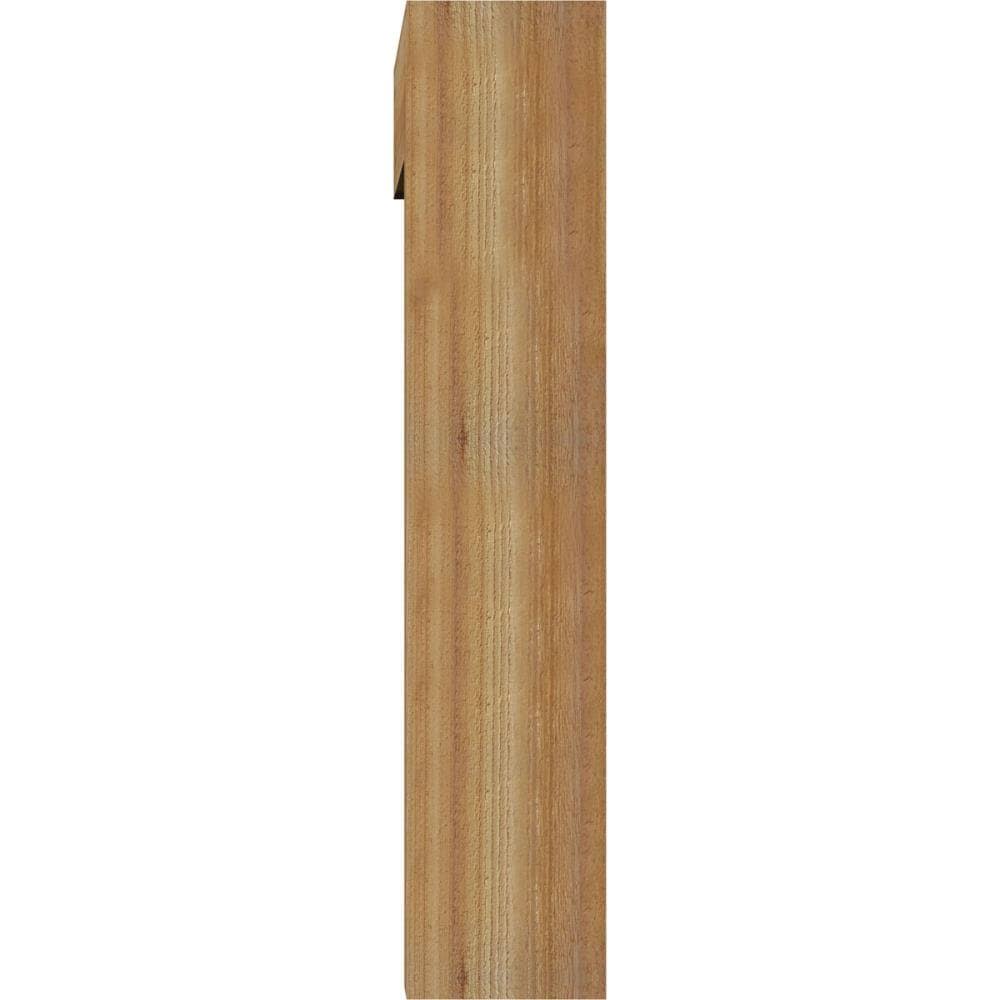 8x22W x 36x22D x 40x22H Imperial Block Rough Sawn Bracket w/ Offset Brace, Western Red Ceda W578265