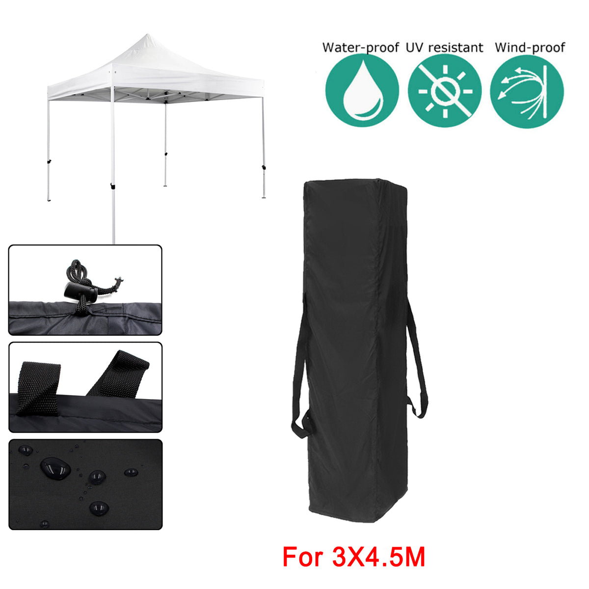 Waterproof Gazebo Marquee Carry Bag with 2 Side Handle F42350